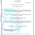 Project Appraisal Document (PAD)